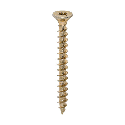 TIMCO Solo Woodscrew CSK - ZYP (IND) 5.0 x 50 Gold Pack 1000