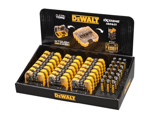 DeWalt DT70621T-QZ Display of 21 Extreme PZ2 x 25mm Tic Tac Box with 21 Magnetic Holders
