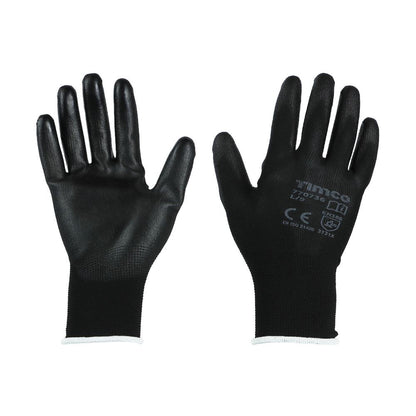 TIMCO Durable Grip Glove PU Large Pack 1