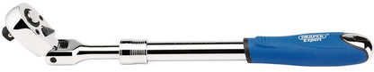 Draper 1/2 EXTEND. FLEX HEAD RATCHET 26817 Flexible Head Extending Reversible Ratchets, 72 Tooth