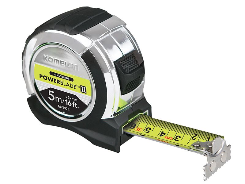 Komelon MPT57E PowerBlade� II Pocket Tape 5m/16ft (Width 27mm)