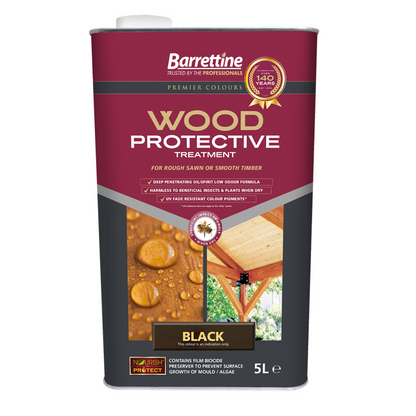 Barrettine Wood Protective Treatment Shed Fence Timber Wood Stain All Colours