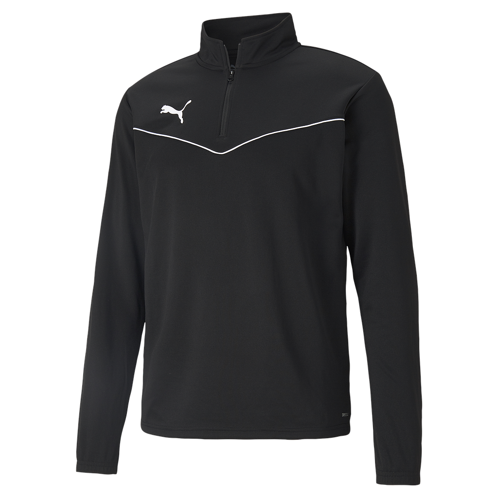 Puma teamRISE 1/4 Zip Top Puma Black/White XSmall