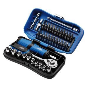 Draper 39PC SOCKET AND BIT SET 04713 Socket and Bit Set, 1/4" Sq. Dr. (39 Piece)