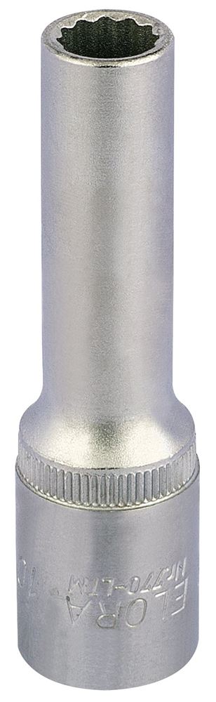 Draper 10MM.BI-HEX DEEP SOCKET 1/2DR 11930 1/2" Sq. Dr. Metric Bi-Hexagon Deep Sockets