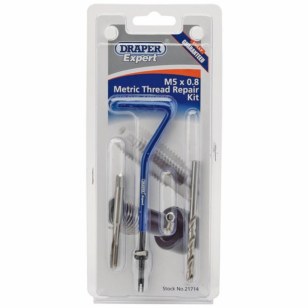 Draper M5X0.8 THREAD REPAIR KIT 21714 Metric Thread Repair Kits