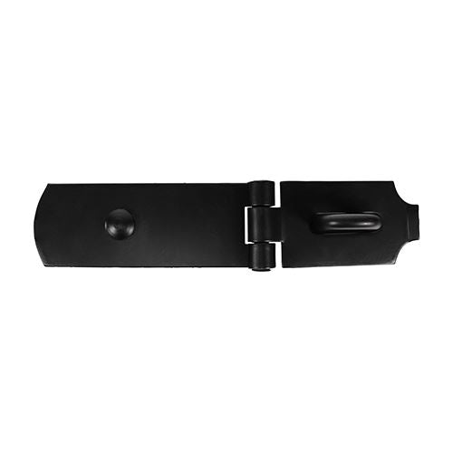 TIMCO Heavy Swivel Hasp-Staple BLK 8" Black Pack 1