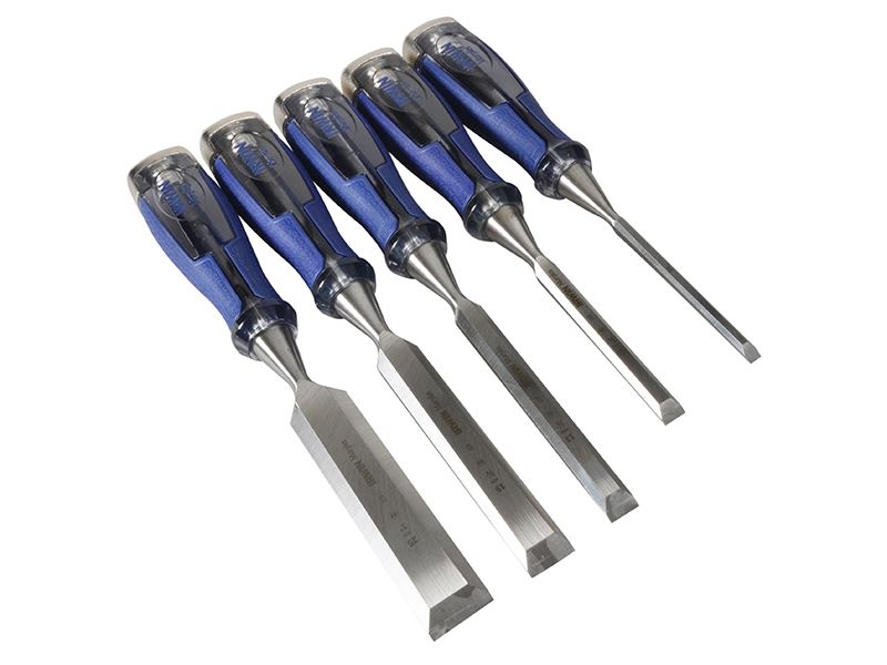 IRWIN®Marples® 10503421 M750 Splitproof Pro Bevel Edge Chisel Set, 5 Piece