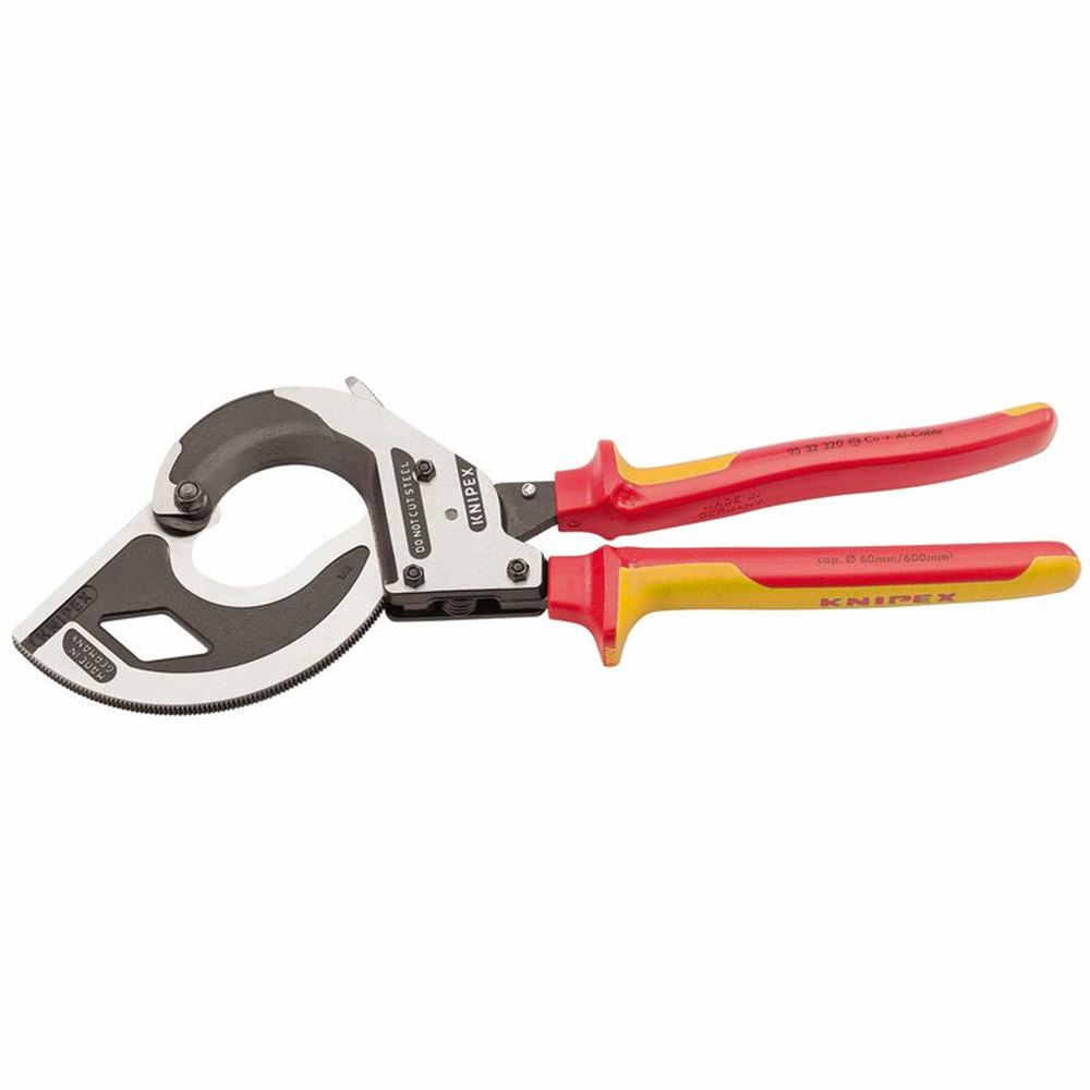 Draper 320MM CABLE CUTTER 25881 VDE Fully Insulated Ratchet Action Cable Cutter