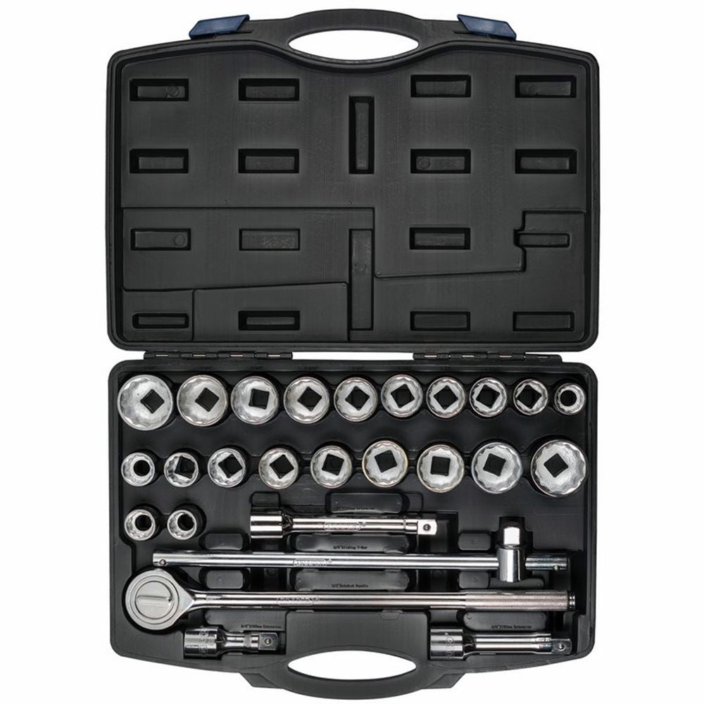 Draper 3/4DR 26PCE SOCKET SET 48329 3/4" Sq. Dr. Combined MM/AF Socket Set (26 Piece)