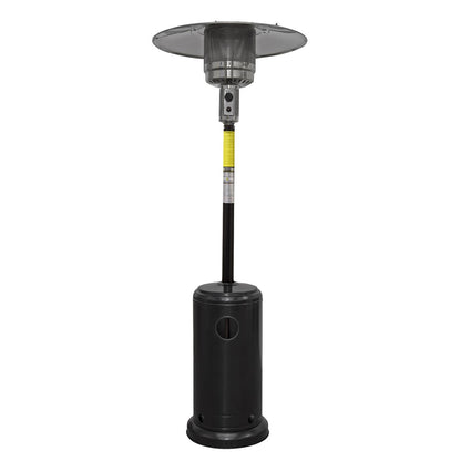 Dellonda DG1 Outdoor Garden Gas Patio Heater 13kW Commercial & Domestic Use, Black | Wheels, Tip-Over Switch, Adjustable