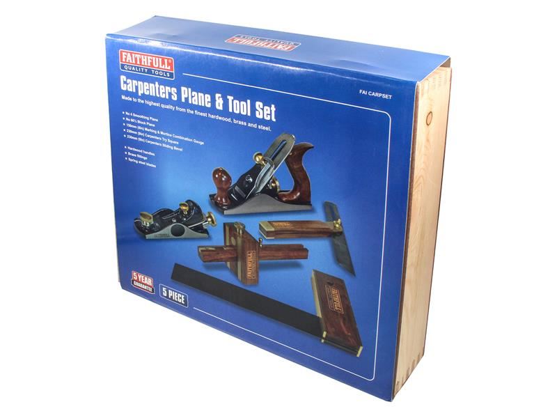 Faithfull FAICARPSET Carpenter's Tool Kit, 5 Piece |