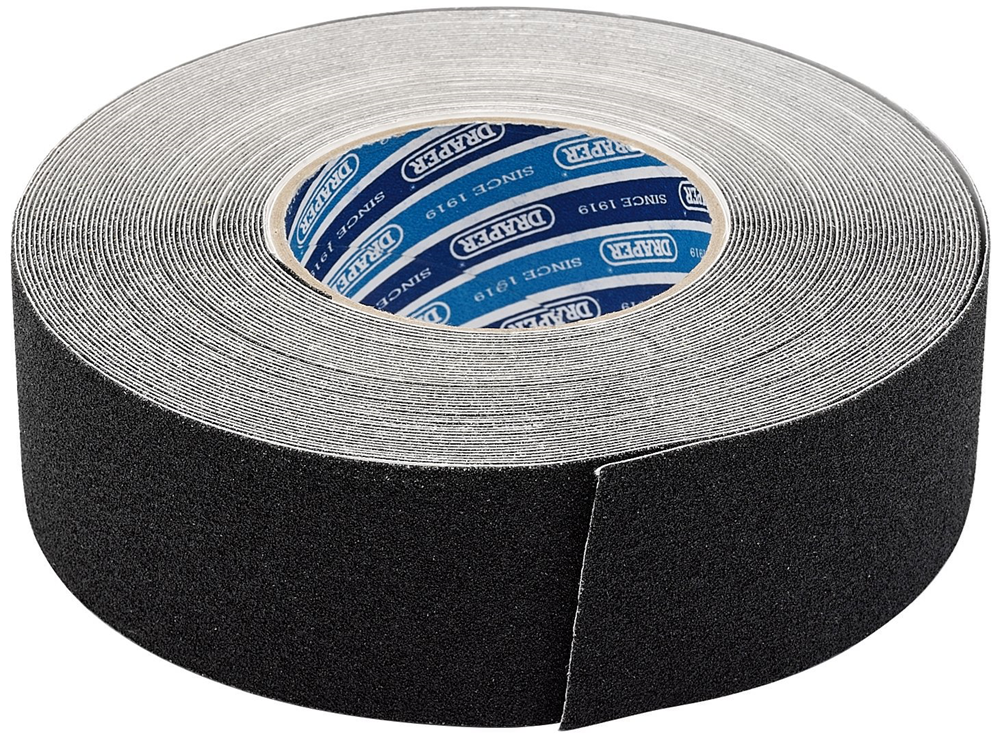 Draper BLK. SAFETY GRIP TAPE 18MX50MM 66234 Black Safety Grip Tape Rolls