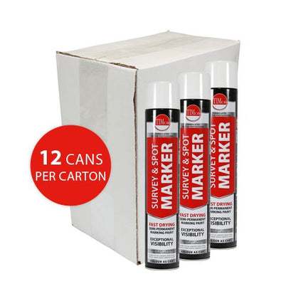 TIMCO Survey & Spot Marker White White 750ml Pack 1.0