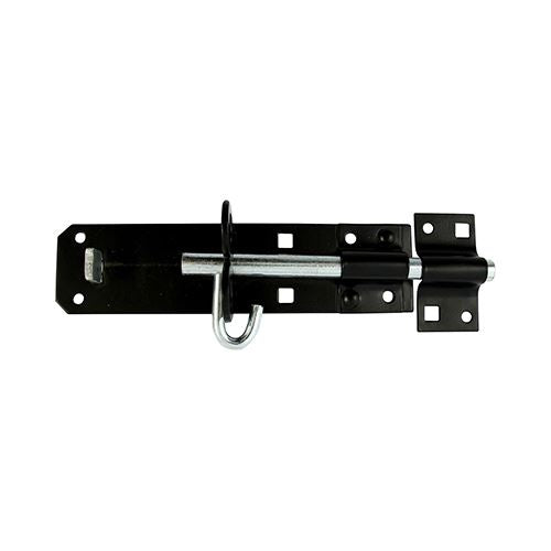 TIMCO Brenton Padbolt Black 6" Black Pack 1