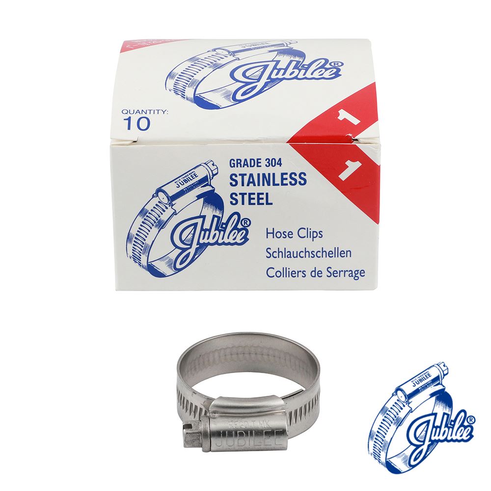 TIMCO Jubilee Clip SS 25-35mm Pack 10