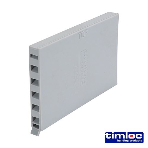 TIMCO Cavity Wall Weep Vent Grey 65 x 10 x 100 Grey Pack 50