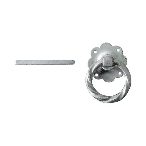 TIMCO Twisted Ring Gate Latch HDG 6" Pack 1