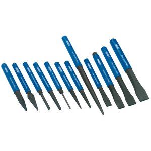 Draper COLD CHISEL & PUNCH SET 12PCE 26557 Cold Chisel and Punch Set (12 Piece)