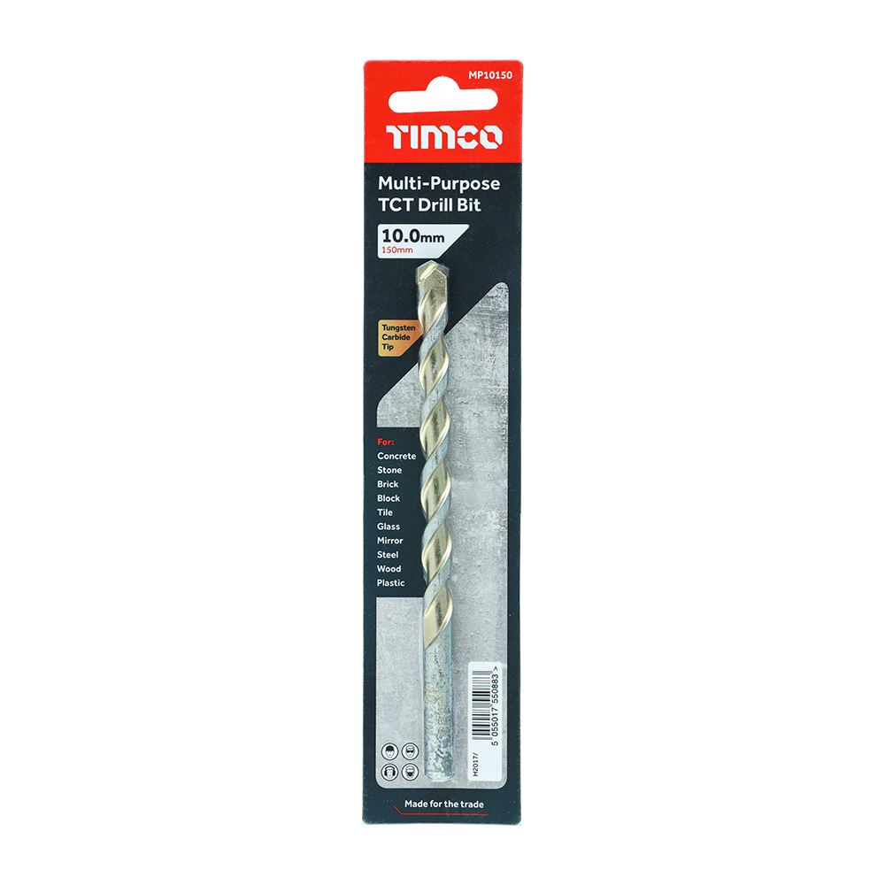 TIMCO TCT Multi-purpose Drill Bit 10.0 x 150 Pack 1