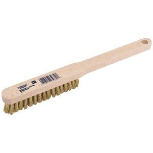 Draper BRASS WIRE HAND BRUSH 225MM 65670 Brass Fill Wire Hand Brush, 225mm