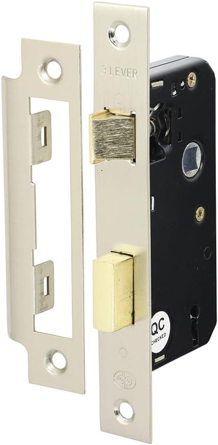 TIMCO 3 Lever Sashlock Sat. Nickel 51mm Pack 1