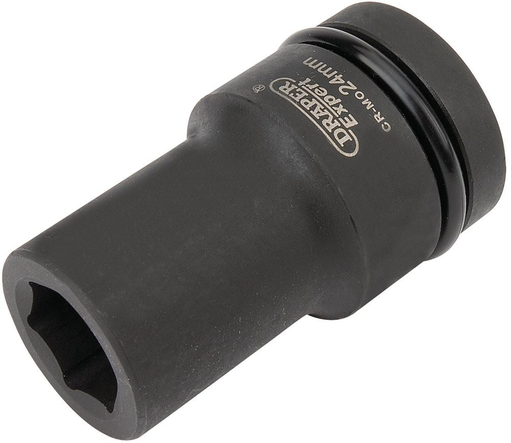 Draper 24MM IMP.DEEP SCKET 1DR 05139 HI-TORQÂ® Metric Deep Impact Sockets, 1" Sq. Dr.