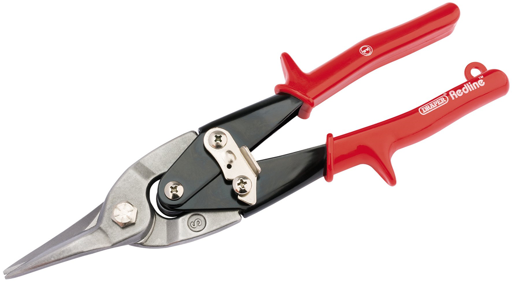 Draper TINMANS SNIPS COMP.240MM 67587 Draper Redline 240mm Compound Action Tinman's (Aviation) Shears