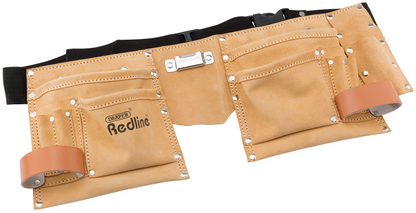 Draper DOUBLE TOOL POUCH 67831 Draper Redline Leather Double Tool Pouch