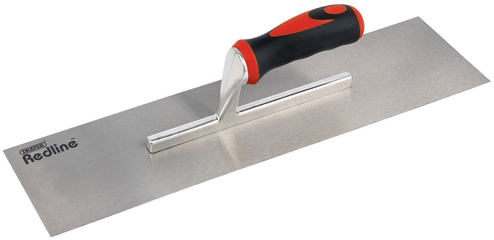 Draper S/G PLASTER TROWEL 450MM 69152 Draper Redline Soft Grip Plastering Trowels