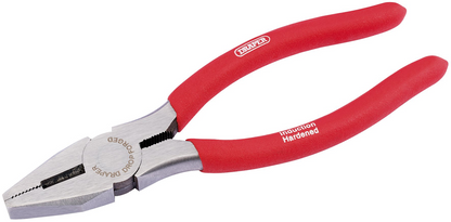 Draper COMBI-PLIER 160MM-PCKD 67842 Draper Redline Combination Pliers with PVC Dipped Handles