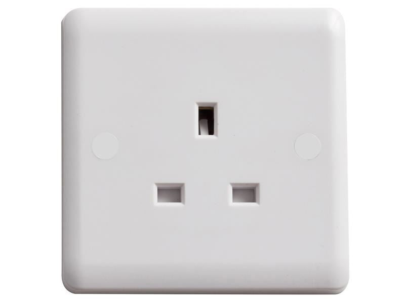DetaVimark VC1206 Unswitched Socket 1-Gang 13A