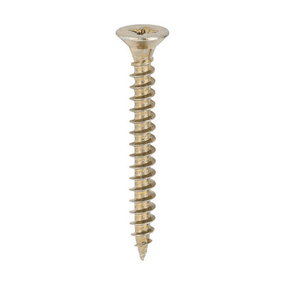 TIMCO Classic Screw PZ2 CSK ZYP 5.0 x 45 Gold Pack 200