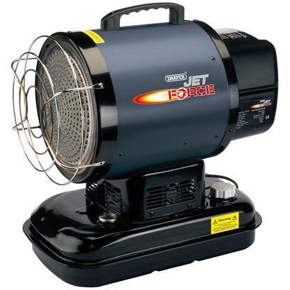 17111 Draper Jet Force Jet Force Infrared Diesel and Kerosene Space Heater, 60,000 BTU Diesel, Kerosene and Paraffin Heaters 560 x 330 x 560mm Profe