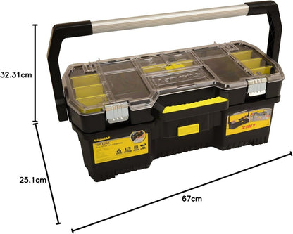 STANLEY 1-97-514 Toolbox with Tote Tray Organiser 60cm (24in)