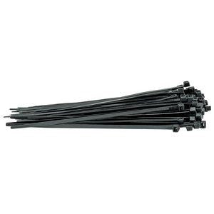 Draper 4.8X200MM CABLE TIE 100 BLACK 70393 Cable Ties (Pack of 100)