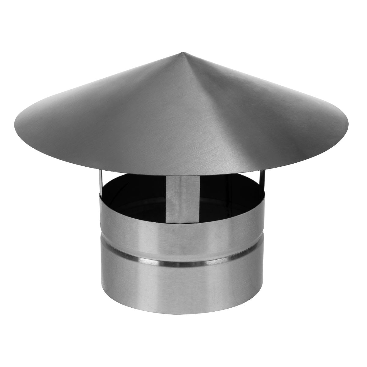 Sealey ABI1700AK4 Stainless Steel Exhaust/Flue Rain Cap for ABI1700 150mm | Covers exhaust, preventing water ingress and damage.