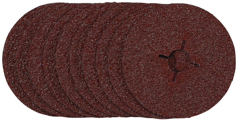 Draper 115MM FIBRE DISC 24G 68376 68376 Fibre Sanding Discs, 115mm, (Pack of 10)