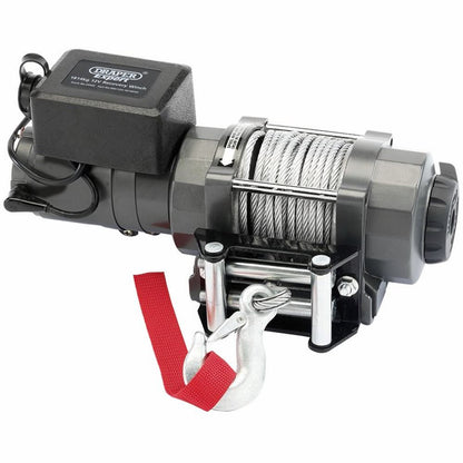 24443 Draper Expert Expert 12V Recovery Winch, 1814kg RW/12V-1814KGS Towing and Recovery Professional Trade DIY Workshop Garage Use