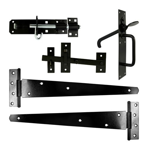 TIMCO Side Gate Kit Suffolk Black 18" Black Pack 1