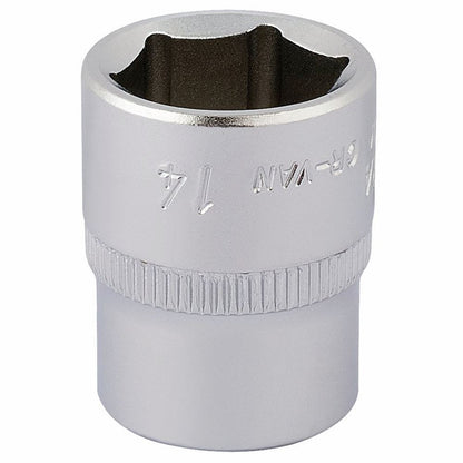 Draper 14MM HEX SOCKET 1/4DRIVE 11103 1/4" Sq. Dr. Metric Hexagon Sockets