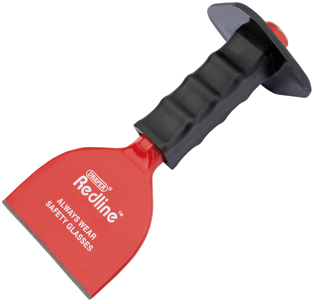 Draper BRICK BOL&GUARD 100MM BULK 68603 Draper Redline 220mm Brick Bolsters with Hand Guard