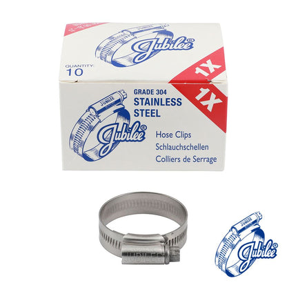 TIMCO Jubilee Clip SS 30-40mm Pack 10