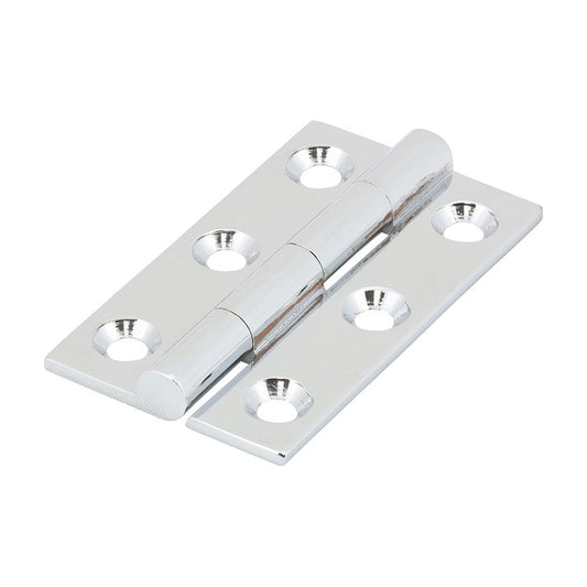 TIMCO Solid Drawn Hinge P/Chrome 50 x 28 Pack 2