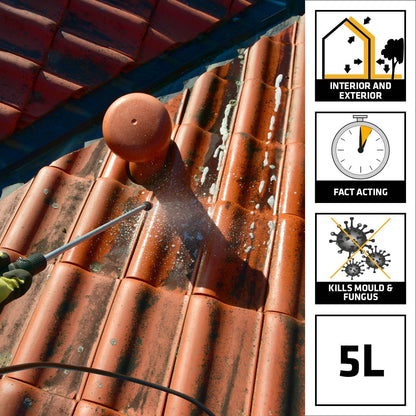 Sika Everbuild 404 5L Fungicidal Wash Algae Mould Lichen Remover Patio