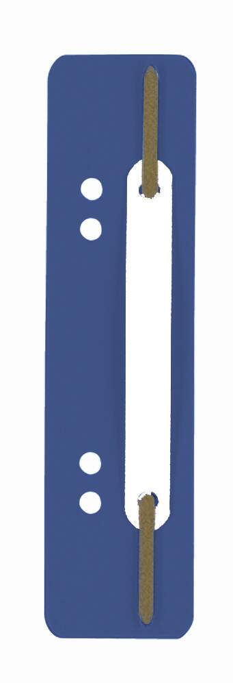 Durable FLEXI Punched Filing Strip Binding Clip Bar Tab | 250 Pack | Navy Blue