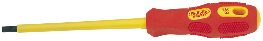 Draper 125X5.5MM PLAIN SL.-INS-BULK 69219 69219 VDE Approved Fully Insulated Plain Slot Screwdrivers (Sold Loose)