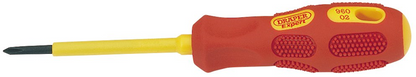 Draper NO.0X60MM CROSS SL.-INS-BULK 69224 69224 VDE Approved Fully Insulated Cross Slot Screwdrivers (Sold Loose)