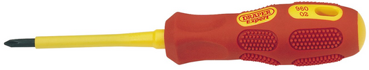Draper NO.1X80MM CROSS SL.-INS-BULK 69225 69225 VDE Approved Fully Insulated Cross Slot Screwdrivers (Sold Loose)