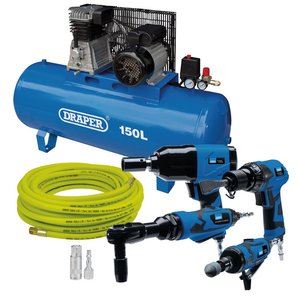 Draper AIR TOOL 150L KIT 70530 Air Tool 150L Kit